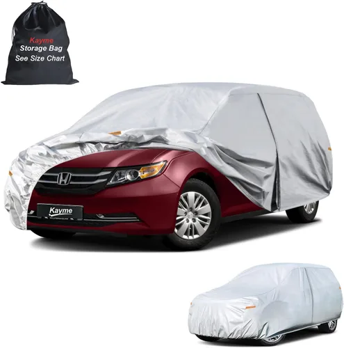 Vista 54 de Kayme Funda impermeable para automóvil deportivo para todo tipo de clima. Consulta la tabla de tallas del vehículo para un ajuste preciso. Cubierta