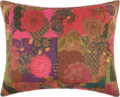 Vista 2 de Greenland Home Fashions Jewel Sham, King, multicolor