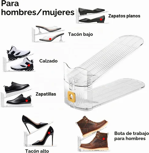 Vista 3 de Organizador de ranura para zapatos Dorado