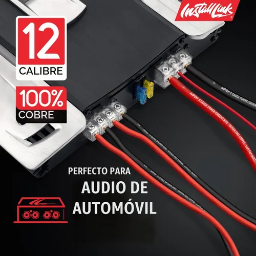 Vista 4 de Install Link Cable de altavoz calibre 12 AWG (100 pies) para automóvil o cine en casa (OFC) Pure OFC Copper, 12/2 Speaker Cable, 2-Conductor