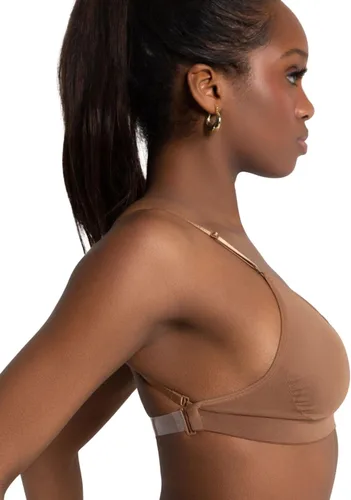 Vista 3 de Capezio Sujetador de espalda transparente sin costuras para mujer