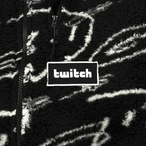 Vista 5 de Twitch Chaqueta Sherpa con cremallera