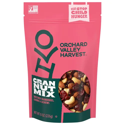 Vista 19 de Orchard Valley Harvest - Mezcla de nueces con chocolate, multipack, 1 oz (paquete de 8), pasas cubiertas de chocolate negro, almendras y cacahuetes