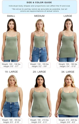 Vista 336 de Emmalise Camisola larga casual básica para mujer, con tirantes ajustables, top en capas