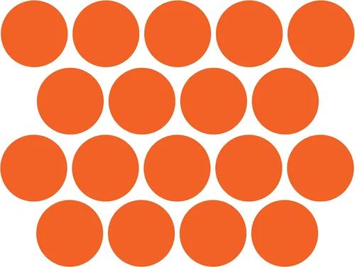 Vista 94 de LiteMark Calcomanías extra pequeñas, puntos de vinilo extraíbles, calcomanías circulares con acabado mate, calcomanías redondas para pared de aula