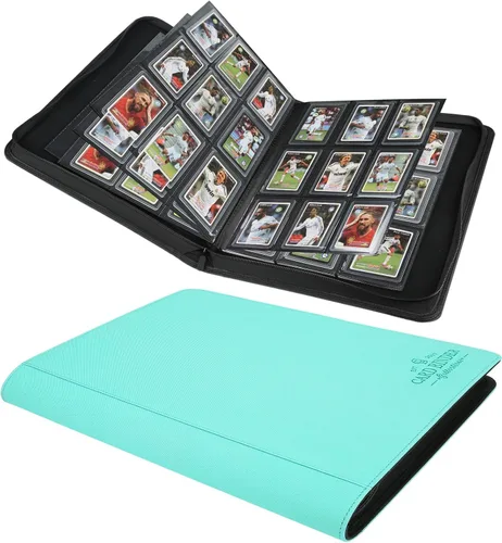 Vista 27 de Carpeta Toploader CARDBINDER, Estuches Duros Toploader, Fundas de 4 Bolsillos para hasta 128 Tarjetas. Carpeta de Tarjetas Toploader con Fundas
