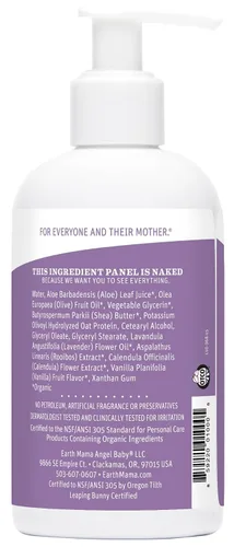 Vista 8 de Earth Mama Angel Baby loción natural sin perfume para bebés, 10-368, 1, 1