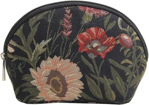 Vista 15 de Signare Bolsa de cosméticos para tapiz, bolsa de maquillaje para mujer con diseño floral Flor y tragar