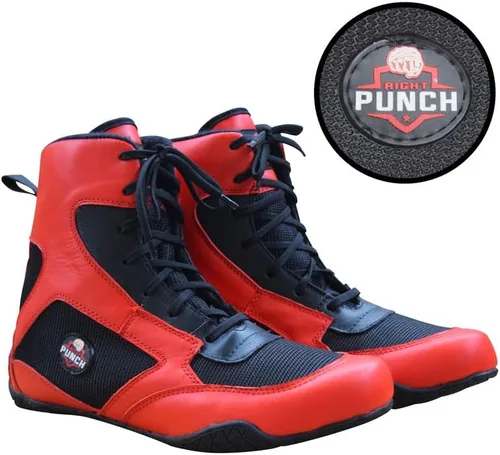 Vista 8 de Zapatos de boxeo profesionales transpirables, zapatos de entrenamiento para adultos y jóvenes, hombres y mujeres, suela de goma antideslizante