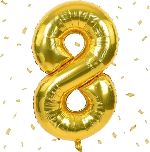 Vista 209 de Globos gigantes de helio de aluminio de 40 pulgadas, color negro, globos digitales grandes del número 0 para decoración de fiesta de cumpleaños