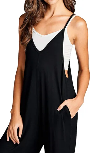 Vista 6 de Loving People Overol holgado para mujer casual, capri, jumpers - cómodo y suave - ropa de maternidad