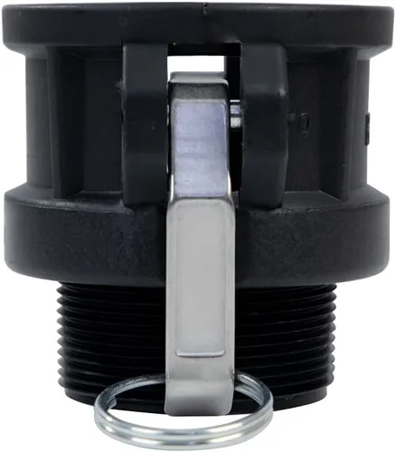 Vista 6 de 2 piezas de accesorios de bloqueo de leva de polietileno (parte B) de manguera de leva y ranura, adaptador macho x rosca NPT hembra accesorios
