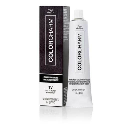 Vista 16 de COLORCHARM Permanent Cream Hair Dye Red Violet Color 100% Gray Coverage Rubio frío de elevación alta de 12 V