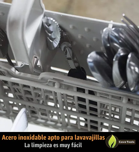 Vista 6 de Cave Tools descarozador de jalapeños de acero inoxidable. Se puede utilizar para pelar o cortar plátanos o chilis para asar en parrilla, ahumadora u