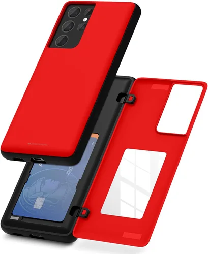 Vista 66 de GOOSPERY Funda tipo cartera para Samsung Galaxy S22 Ultra, [tarjetero] parachoques magnético de puerta con cierre automático, cubierta protectora