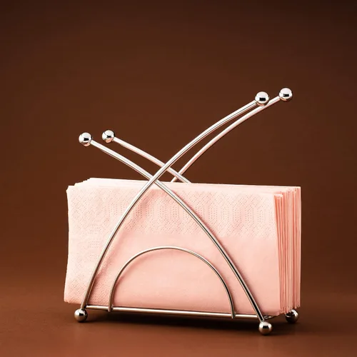 Vista 8 de Servilleteros de acero inoxidable para mesas - Servilleteros para cocina, servilleteros de mesa, servilleteros de cóctel, moderno servilletero