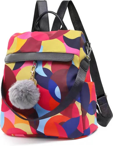 Vista 13 de Mochila para mujer, impermeable, antirrobo, bolsa de viaje, estiloA , L, Mochila