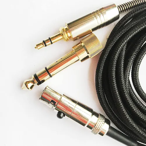 Vista 6 de Cable de audio de repuesto para auriculares compatible con K240, K240S, K240MK II Q701 K702 K141 K171 K181 K271s K271 MKII M220 Pioneer HDJ-2000