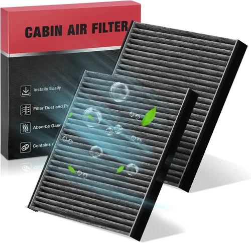 Vista 12 de BDFHYK 2 filtros de aire de cabina CF10136 con carbón activado compatibles con Chevy Uplander 2005-2009, Venture 2001-2005, compatibles con Buick