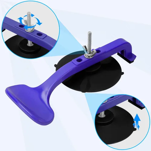 Vista 7 de ZKTOOL Juego de abrazaderas con ventosa de 6 piezas, kit de abrazaderas de clase para reparación y pegado de vidrio de techo de convertible