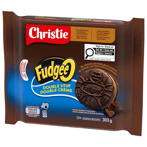 Vista 11 de Christie Galletas de chocolate de doble relleno, 303 g/10.68 oz, importadas de Canadá