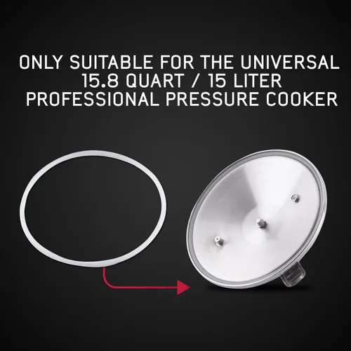 Vista 2 de Universal Accesorios profesionales de repuesto para olla a presión (junta de 15.8 cuartos de galón)