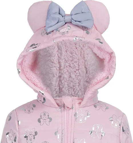 Vista 4 de Disney Minnie Mouse - Chaqueta con capucha para niña, con orejas y moño