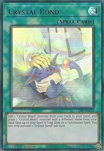 Vista 2 de Crystal Bond (azul) - LDS1-EN112 - Ultra Raro - 1ª edición