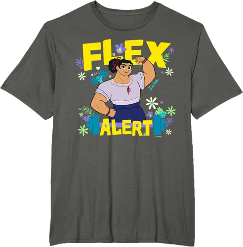 Vista 7 de Disney Encanto Luisa Madrigal Flex Alert Camiseta, Negro