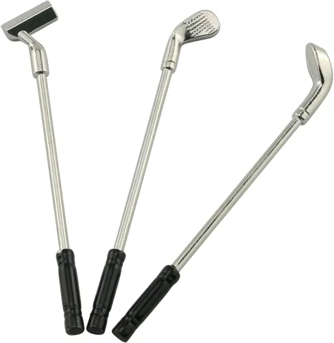 Vista 3 de TAODAN Mini Deportes Golf Set 1 Set 1:12 Miniatura Golf Club Modelo Mini Casa Decoración Accesorios