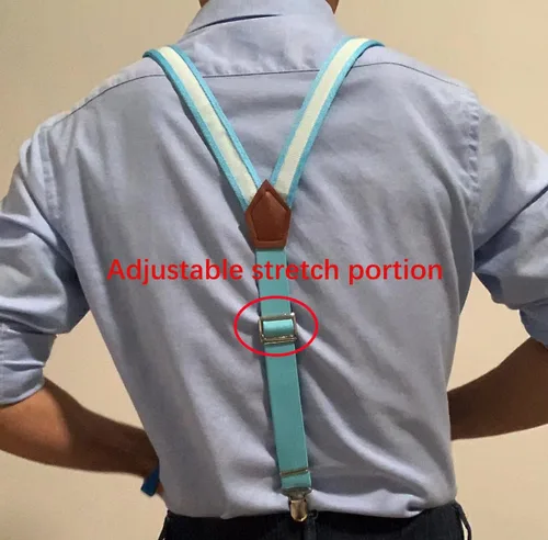Vista 4 de 3 Pcs, LED Light Up Suspenders With Glow Bracelets And Bow Tie Combo, Adjustable Elastic Flashing Led Clothing