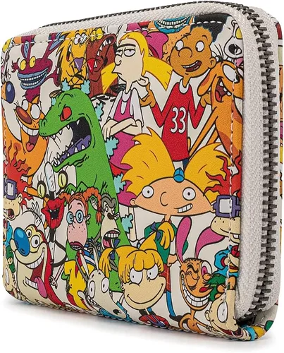 Vista 3 de Loungefly Peanuts Charlie y Snoopy Sunset cartera