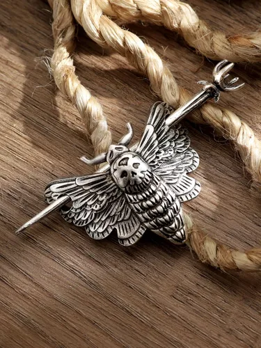 Vista 7 de HAQUIL Horquilla de insectos para mujeres y hombres, pasador gótico vintage con diseño simple de animales, regalo de joyería para hombres y mujeres