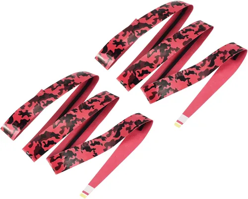 Vista 10 de PATIKIL Agarre de raqueta con crestas de amortiguación, cinta de agarre de poliuretano, antideslizante, absorbente, patrón de camuflaje para caña