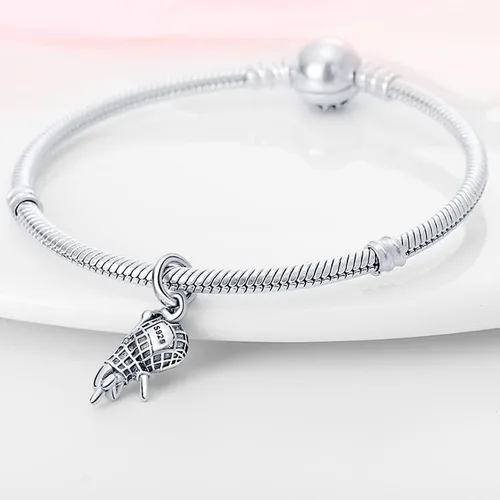 Vista 2 de LIGHTDOG Alliance Charm se adapta a pulseras Pandora Europe, cuentas colgantes de plata de ley 925, regalo para el día de la madre, joyería