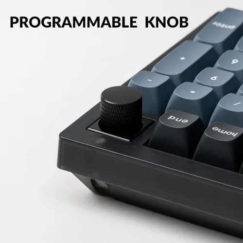 Vista 3 de Keychron V5 - Perilla de teclado mecánico personalizada con cable, diseño del 96% QMKVIA programable con intercambiable en caliente Keychron K Pro