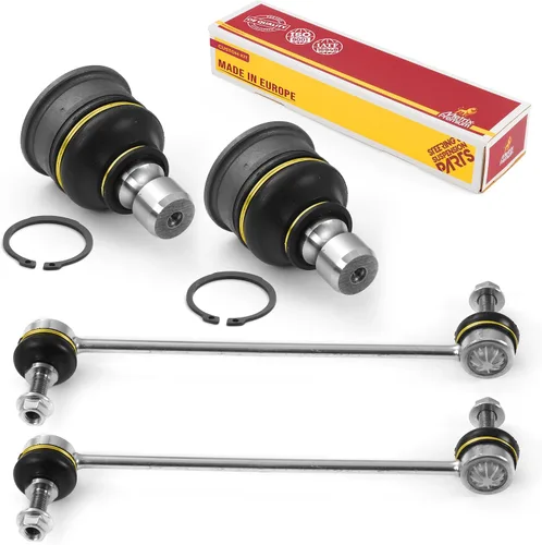 Vista 132 de Metrix Premium Chassis Parts - Juego de 4 piezas de articulación de rótula superior y barra estabilizadora delantera para Ford Ranger RWD 1998-2011
