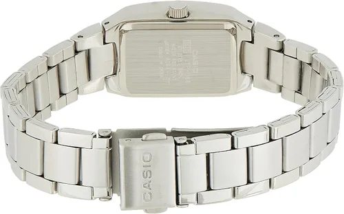 Vista 2 de CASIO LTP-1165A-7C2 Reloj de cuarzo analógico para mujer (platablanco) de acero inoxidable