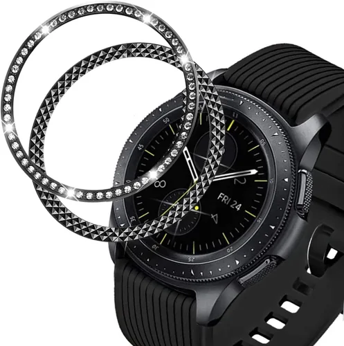 Vista 11 de DEALELE Funda de bisel compatible con Samsung Galaxy Watch 4 Classic de 1.654 pulgadas/Galaxy Watch 1.654 pulgadas/Gear Sport, anillo de bisel de 1#