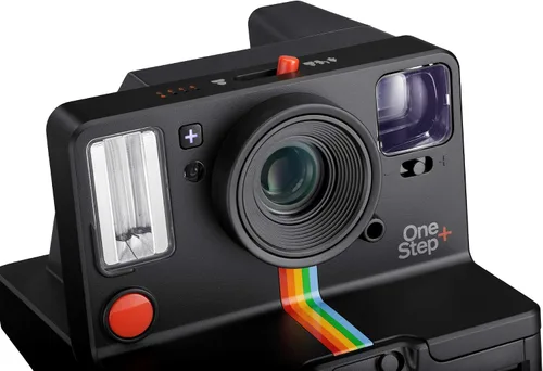 Vista 5 de (Modelo antiguo) Polaroid OneStep+ Negro (9010), cámara de película instantánea conectada con Bluetooth