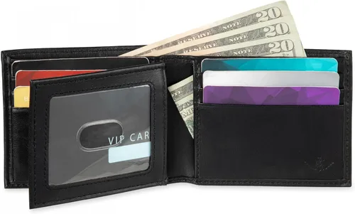 Vista 39 de Dockers Mens piel Capacidad extra Slimfold Bifold Wallet