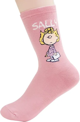 Vista 6 de The Peanuts Snoopy - Colección de calcetines con licencia para mujeres y adolescentes Socksense