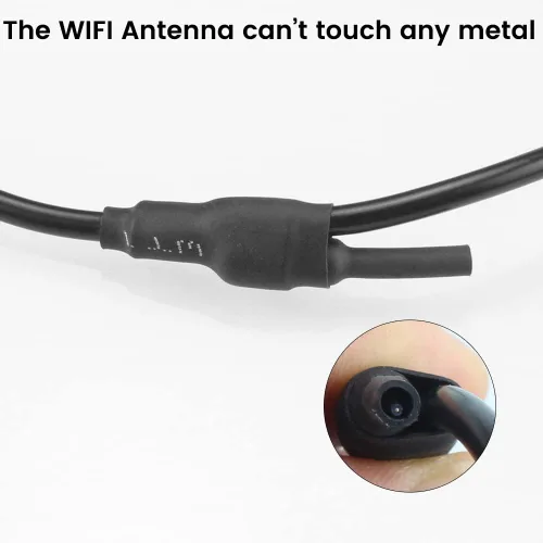 Vista 8 de WiFi Car Backup Camera, GreenYi 5G 720P HD Car License Plate Rear/Front View Reverse Camera for iPhone iPad Android Smart Phones Tablets Which