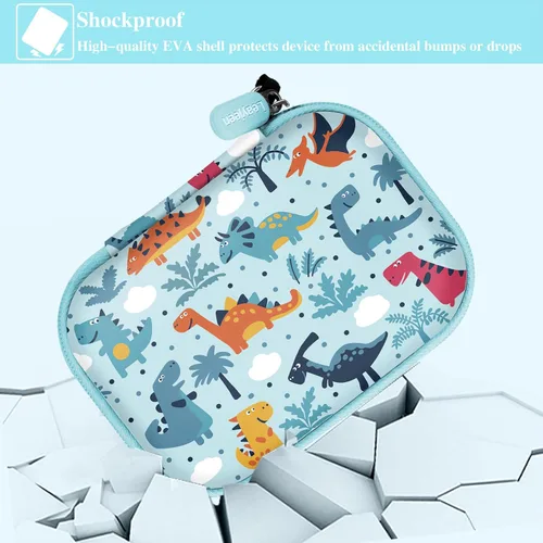 Vista 5 de Leayjeen Funda para cámara para niños compatible con OUTUVAS/Goopow/Mgaolo/HOOMOON/Juguetes de cámara para niños y videocámara digital para niños