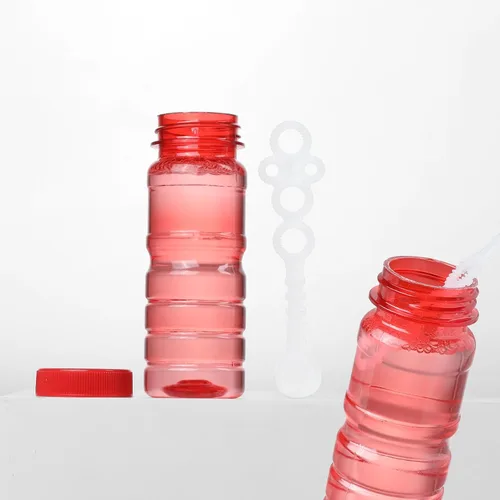 Vista 24 de Paquete de 12 botellas de burbujas grandes, solución de burbujas de 4 onzas, juguete novedoso de verano, recuerdo de fiesta de actividades, juego