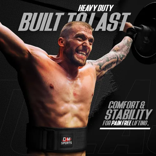Vista 7 de DXM SPORTS Cinturón de levantamiento de pesas con autobloqueo, para hombres y mujeres, gimnasio, entrenamiento de fuerza, levantamiento de pesas