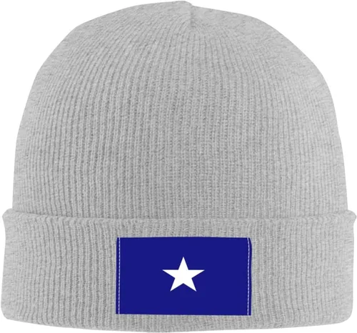 Vista 2 de Bonnie Blue Flag Beanie Hat for Men Women Warm Cozy Knit Skull Cap Acrylic Winter Hats