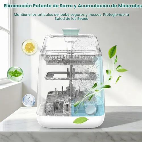 Vista 6 de Tiny Marvels Powerful Descaling Tablets for Baby Bottle Washer