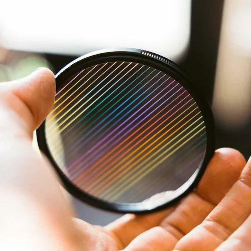 Vista 7 de Accesorios de lente de filtro de efectos especiales de película ancha de reflejo de arco iris