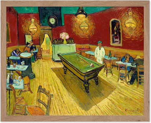 Vista 55 de Poster Master Póster clásico de Van Gogh, impresión impresionista vintage, regalo para artista, pintor, autorretrato, sombrero de paja, dibujo